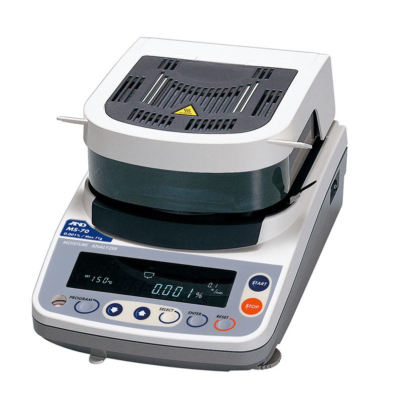 日本艾安得AND 卤素水分计 MX-50 加热干燥式水分测定仪