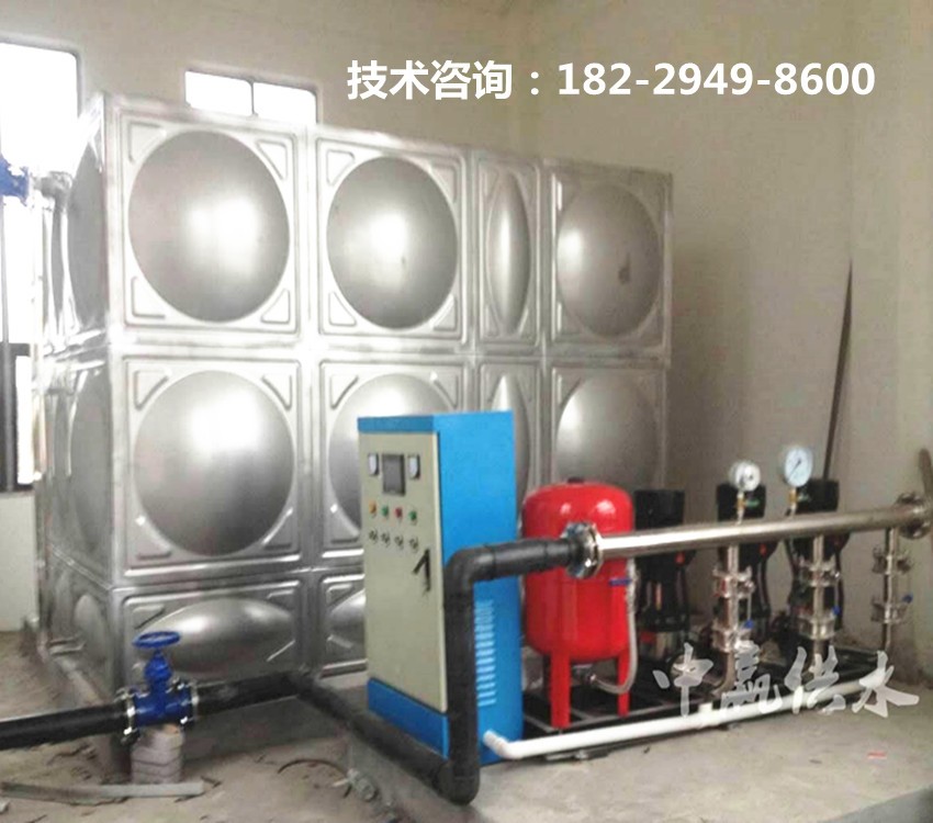  台州一体化变频供水泵站加压泵基础科研