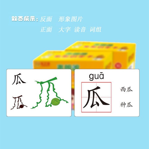 乐乐多教育象形识字幼儿启蒙教育书籍看图学汉字图书