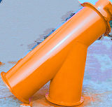 新式的防爆器还是老款的YFBQ型管路分歧式防爆器;