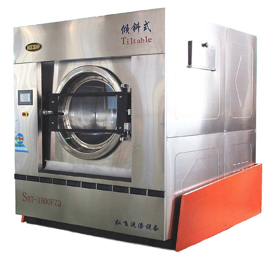 弘飞洗涤设备厂家大型洗衣机SXT-1500FZQ倾斜式洗脱机