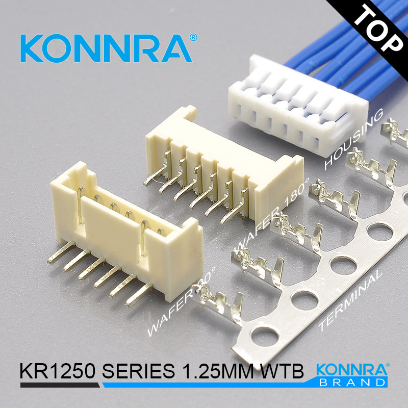 KONNRA KR1250 DIP胶壳导航仪用连接器替代MOLEX53261-1