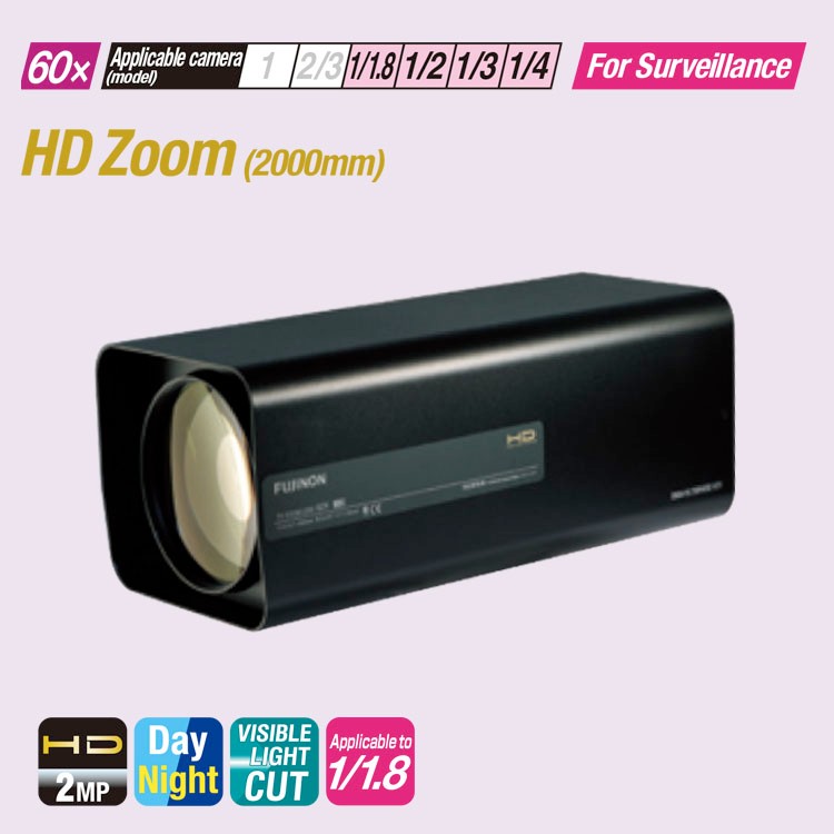 东莞市富士能60倍长焦监控镜头_HD60x20SR4FE-ZP1C