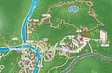手绘地图导航小程序山西景区旅游卡通手绘地图;