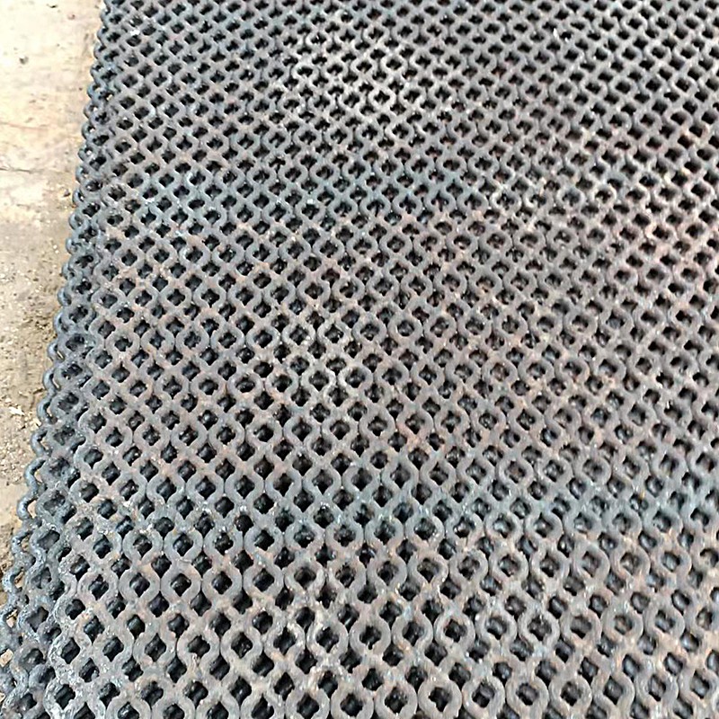 7毫米筛孔 焊接筛网 焊接矿筛网 振动筛底层配套