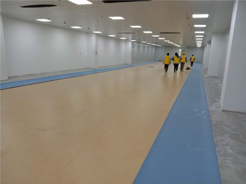 凤城橡塑卷材PVC地板   塑胶地板生产厂家示例图5