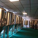 供应酒吧的精酿啤酒设备 日产量1500升啤酒发酵罐 生产啤酒的机器;