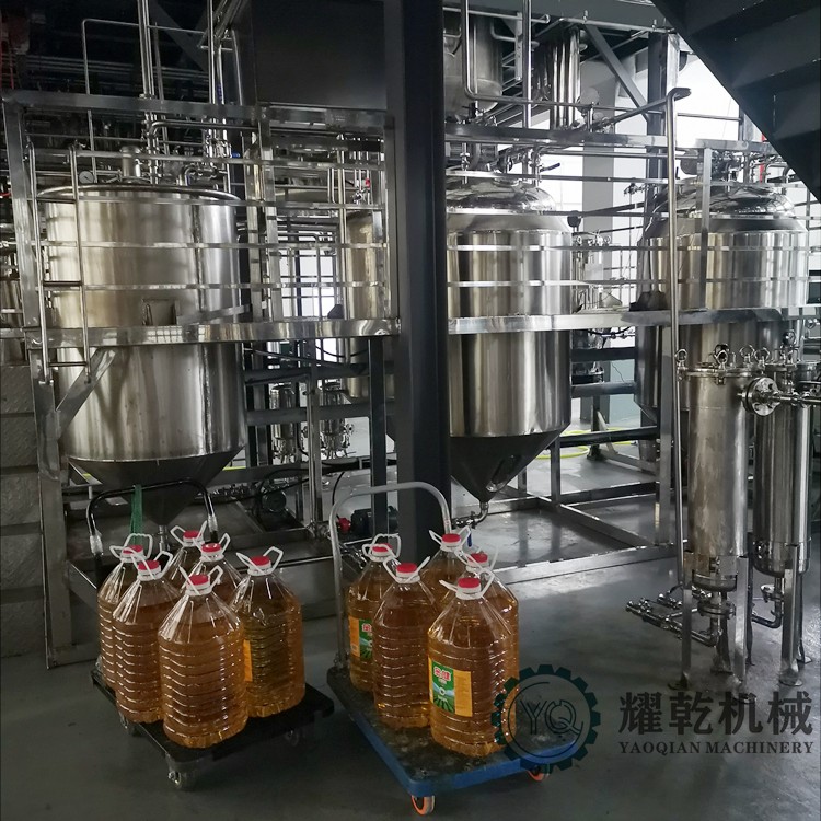 大型菜籽油精炼设备 贵州炼制菜籽花生油设备 日处理1-200吨生产线