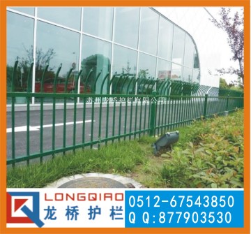 上海道路绿化带护栏 市政道路隔离栏 镀锌钢拼装栅栏 龙桥