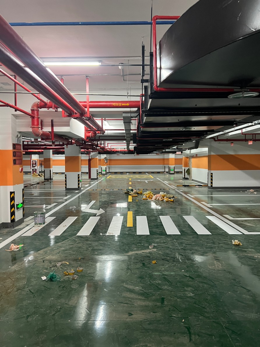 南京道路划线地下车库停车场的编制规划与步骤