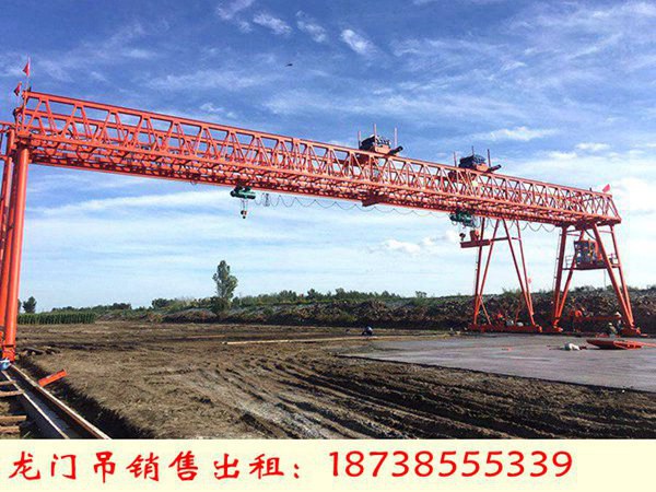 浙江湖州龙门吊租赁厂家门式起重机安装六大流程
