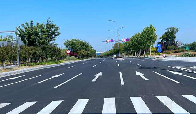 南京交通道路警示告知标线划线,