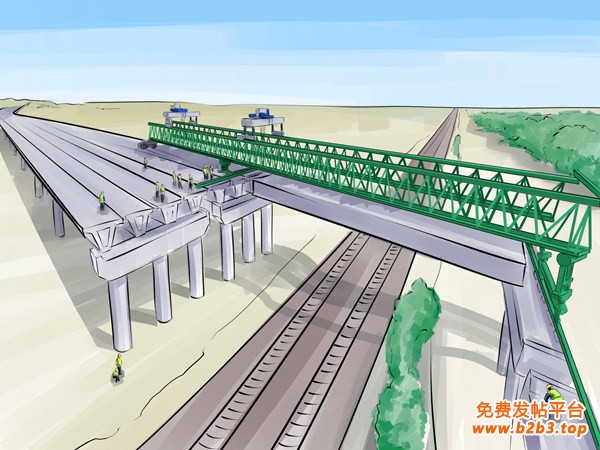  湖南湘潭公路架桥机租赁过下导梁时应注意的问题