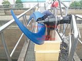 潜水推流器带升降装置 玻璃钢叶轮 QJB4/4-1800/2-65