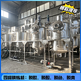 山茶油精炼加工设备 QC标准一级茶籽油生产设备 油脂精炼机厂家