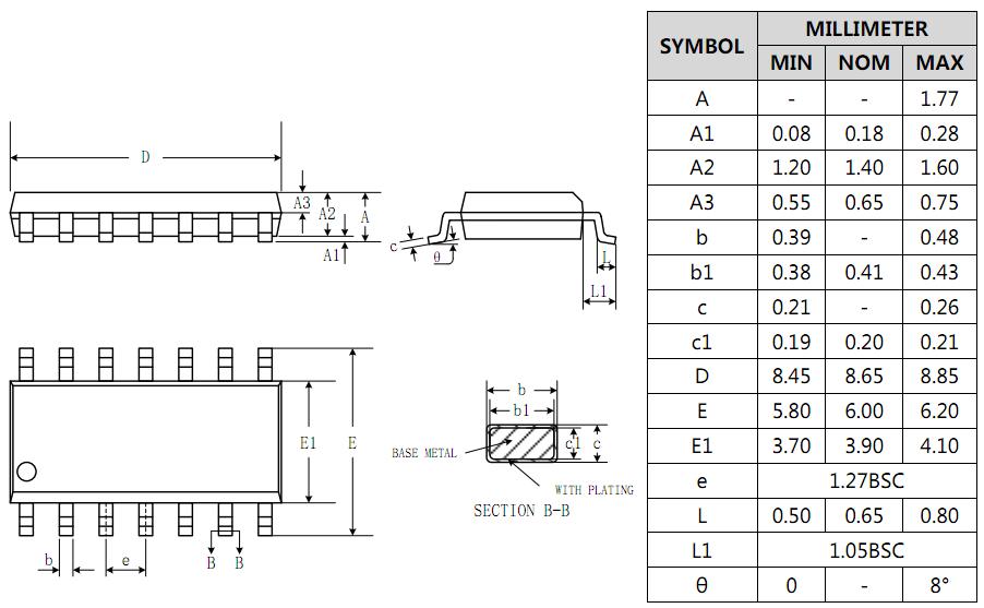 SOP-14单片机MCU方案开发