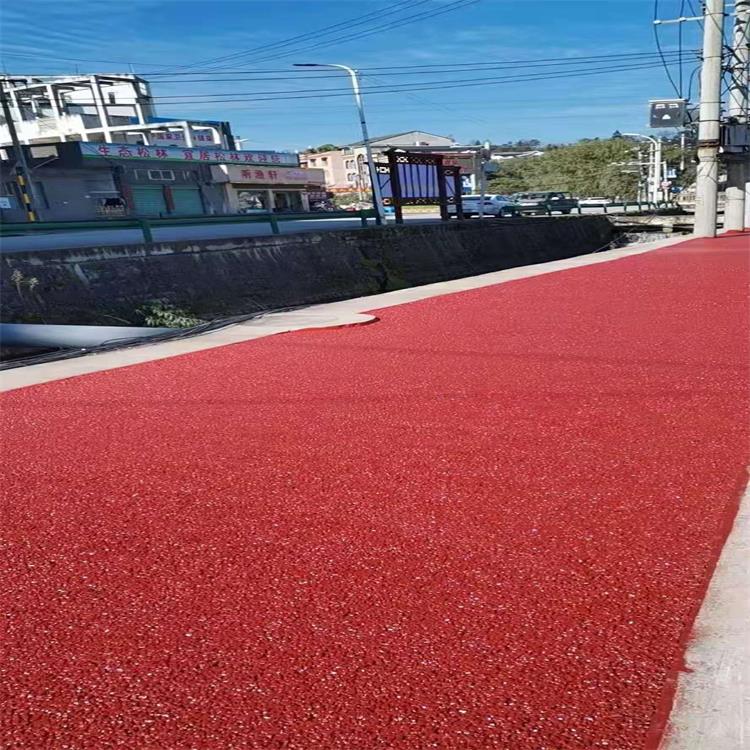 成都市透水混凝土增强剂厂家彩色透水地坪压印混凝土