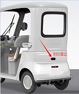 WK-F03 77G毫米波BSD雷達二輪三輪四輪電動車盲區雷達