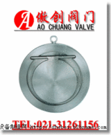 （傲創(chuàng)牌）H74H對夾圓片式止回閥 -規(guī)格型號;
