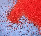 塑胶砂/红色塑胶颗粒/原装进口塑胶砂