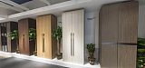 德国豪迈工艺实木平板门-2.8米不加拉直器的通顶柜门多少钱一平;