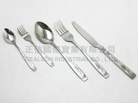 不锈钢刀叉匙,西餐刀叉匙,塑料柄刀叉匙,餐具厂
