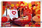 乳胶气球和铝膜球、婚车拉花、香薰、蜡烛、手捧花;