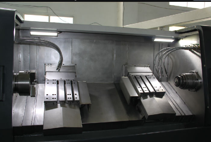 迪莱姆双轴数控车床轴承自动化生产专机数控机床