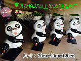 玻璃钢熊猫树脂熊猫 1.2米系列 熊猫展览模;