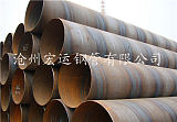 供應滄州鋼管廠直銷架橋打樁用 Q235B SY/T5040螺旋鋼管;