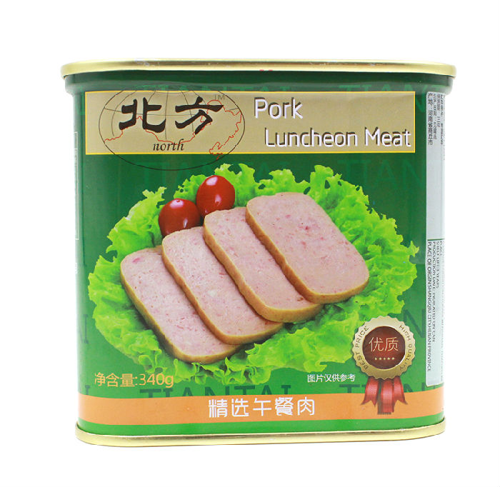 北方牌猪肉午餐肉罐头340克 出口品质