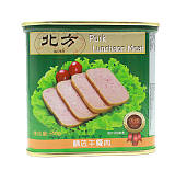 北方牌猪肉午餐肉罐头340克 出口品质;