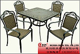 【电话13638687612】厂家直销高级铸铝桌椅欧浪OLN-AL001;