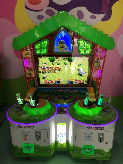 江西室内游乐儿童游艺设备厂家水果农庄射击游戏投币游戏机