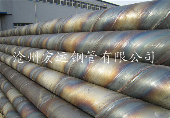 沧州钢管厂供应泵站提水用部标5037螺旋焊接钢管现货