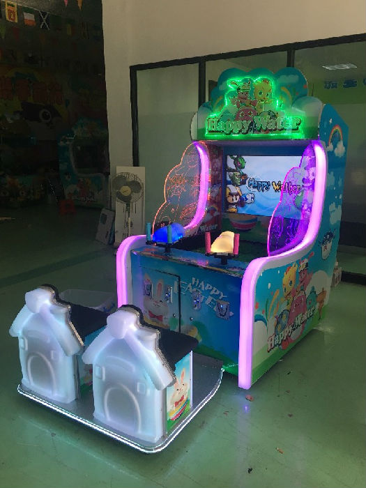朝阳儿童室内游艺投币游戏机厂家欢乐水枪射水游戏机批发