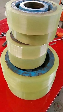 北京工业设备用载重轮耐磨聚氨酯橡胶包胶，高强度，不脱胶
