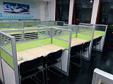 各种屏风办公桌钢架办公桌一对一培训桌;