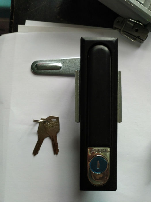 厂家直销配电柜各种锁具 MS490-1门锁 818 长条大黑锁 