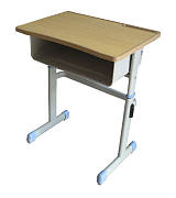 河北课桌椅批发中学生课桌凳出售HX-K003采用10mm厚E1级优质环保多层板，;