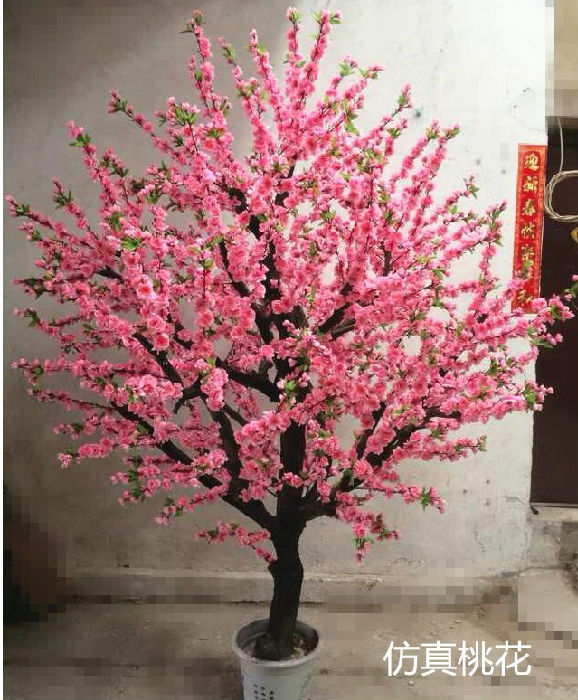 北京哪里有仿真桃花树许愿树厂家直销定做