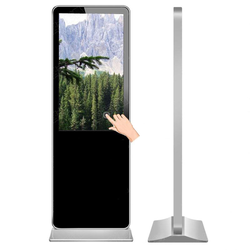 深圳鑫飞智显55寸立式触摸广告机 电容触摸屏一体机网络版安卓版