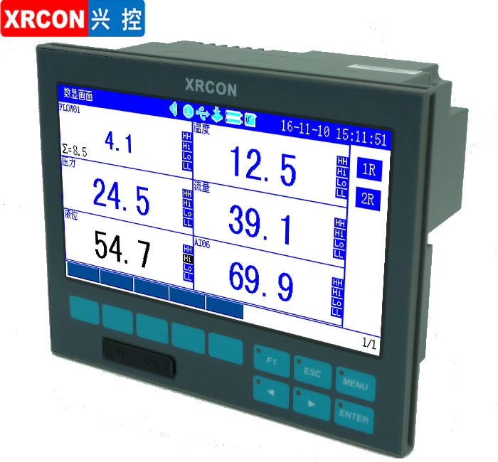 无纸记录仪/温度/温湿度/压力/流量/液位/电流/电压记录仪