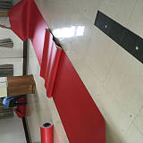 厂家供应乒乓球室内用胶地板 红色pvc胶地板