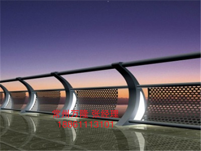 加强型桥梁S型立柱 景观艺术护栏