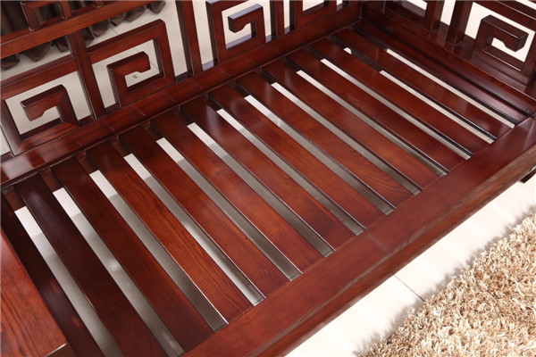 北京木言木语实木家具，608中式组合沙发外观靓丽油漆细腻