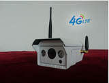 4G无线插卡监控摄像系统;
