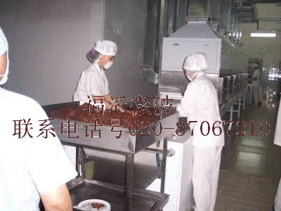 微波牛肉干燥杀菌机,微波肉制品干燥设备