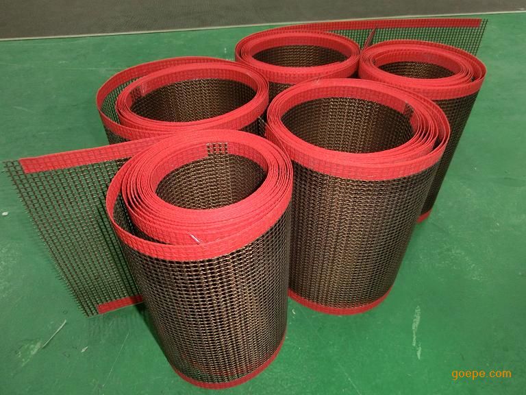 上海厂家耐高温铁氟龙铁氟龙网格输送带 规格颜色可定制