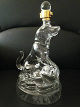金钱豹造型酒瓶空心透明豹子酒瓶描金豹子酒瓶动物豹子酒瓶
